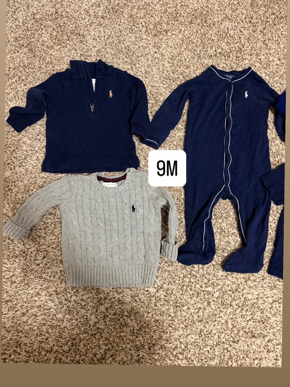 Ralph Lauren Baby Boy Clothing Lot - NB, 9M,12M,18M